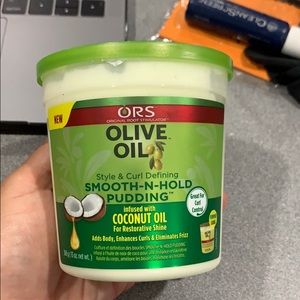 Olive oil  style and curl defining pudding